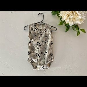 Kate Quinn Sleeveless Kimono Bodysuit Onesie